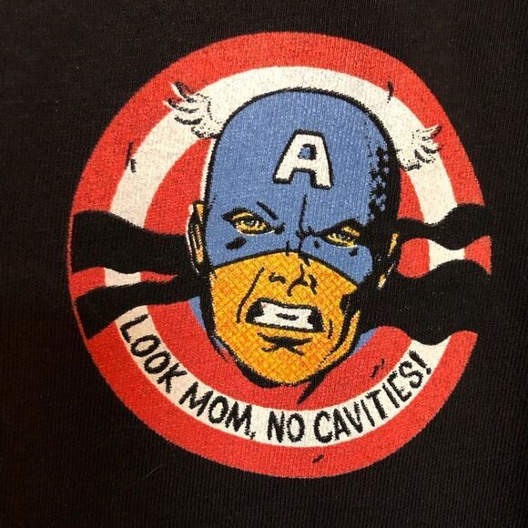 MARVEL X STANCE - NWOT Capt. America Stars & Stripes LS Tee. Mens M/Ladies L - Picture 14 of 16